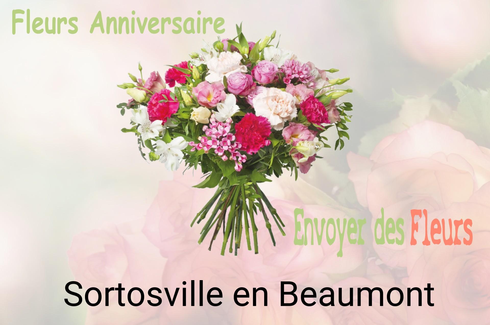 Bouquet de fleurs d’anniversaire livré à Sortosville-en-Beaumont