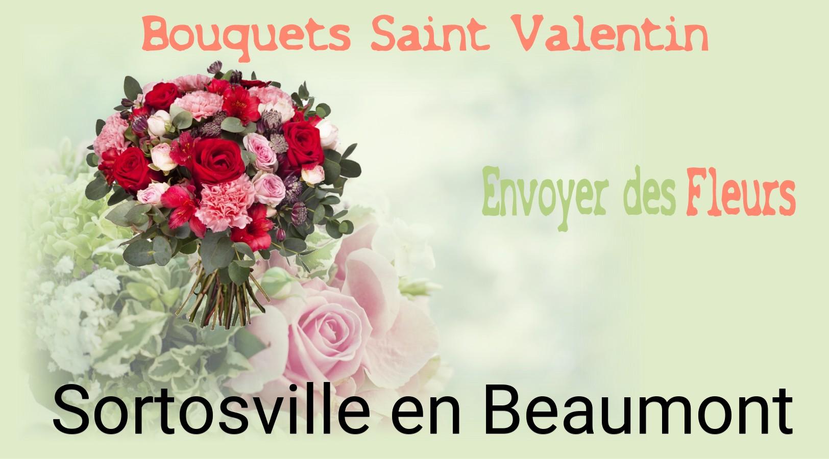 Roses de Saint-Valentin livrées à Sortosville-en-Beaumont
